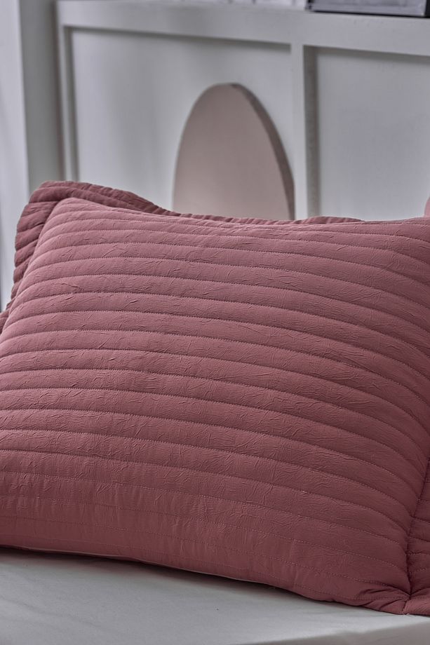 Otto Yatak Örtüsü Tek Kişilik - Bordo - 7