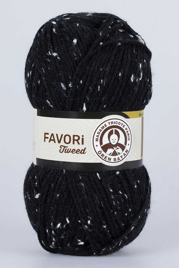 Favori Tweed 100gr El Örgü Ipi 999d 1 Adet - 1