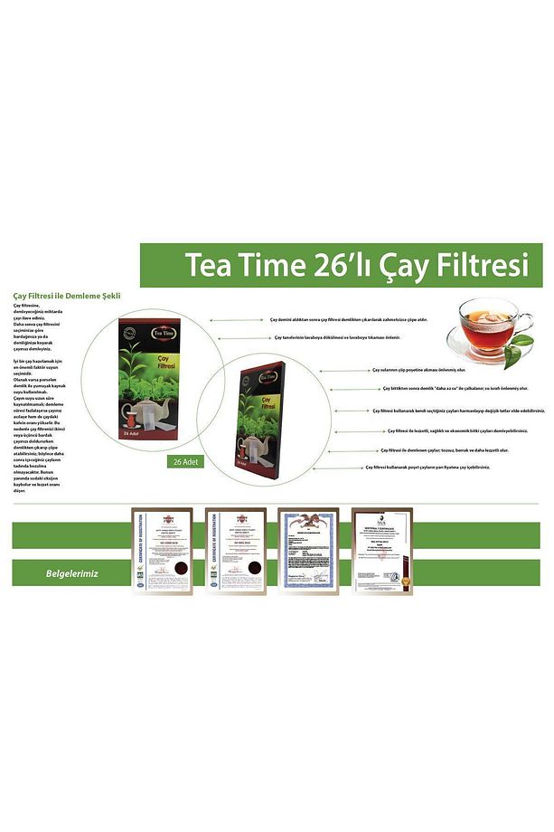 Çay Demleme Poşeti (ÇAY FİLTRESİ) *10 Paket* (260 POŞET) - 3