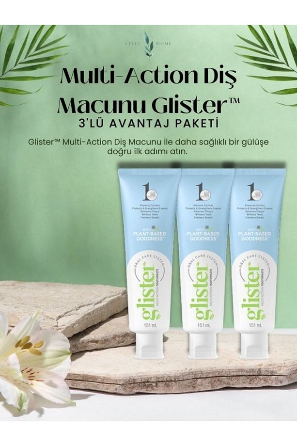 Multi-Action Diş Macunu Glister™ 3 ADET - 1