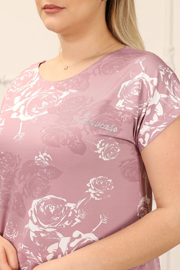 MİCRO POLYAMİD KUMAŞ ELBİSE 1711-86 - 6