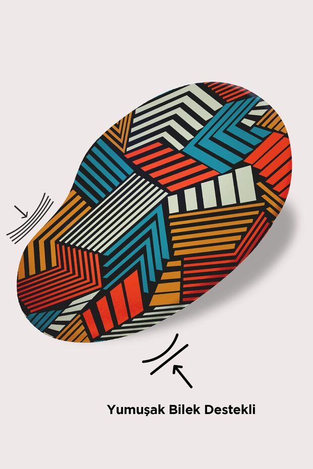 Mouse Pad Printed with Wrist Support - 3