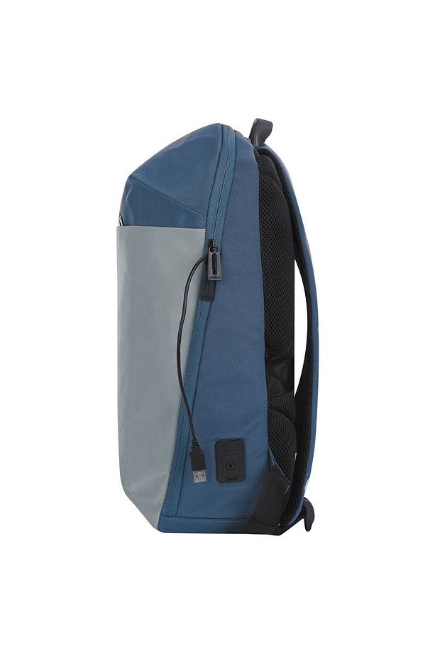 Sırt Okul Çantası Rahat Hafif 14.0''-15.6'' Notebook Uyumlu Mavi Gri - 3