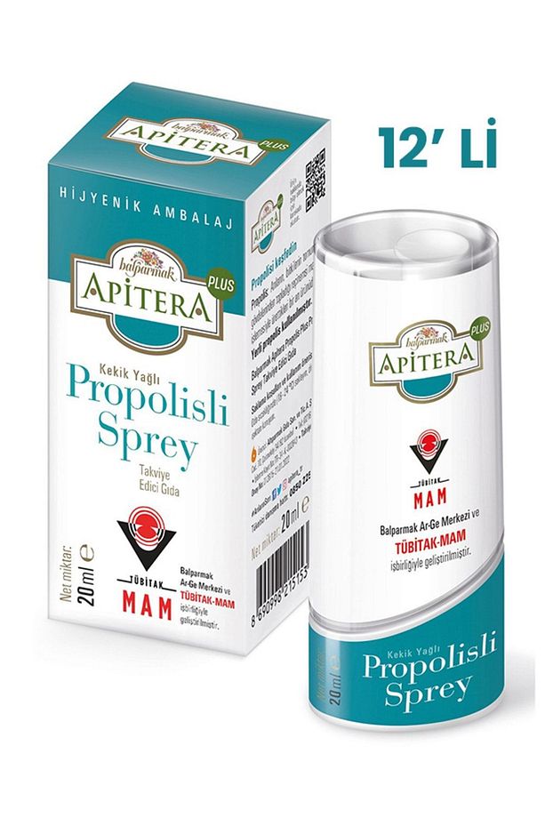 Apitera Plus Propolisli Sprey 20 ml 12 Adet - 1
