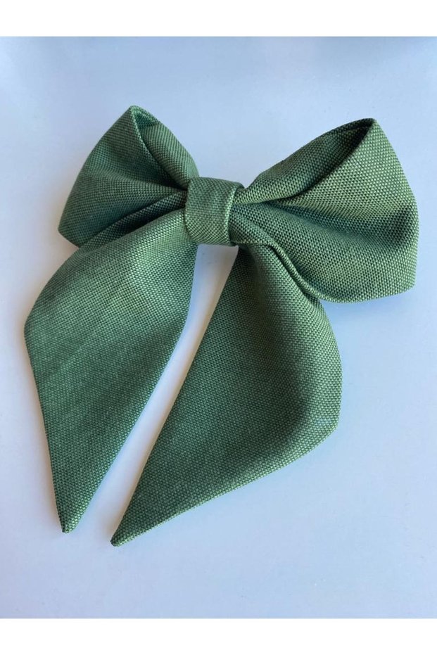 Dark Green Bow Ribbon Buckle / Summer Buckle