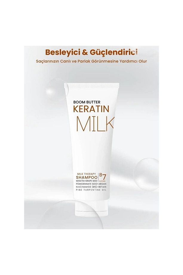 BOOM BUTTER Multifonksiyonel (7 AKTİF) Keratin Milk Şampuan 250 ml - 4