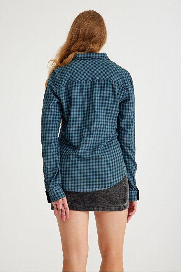 Kadın Oduncu Gömlek - 8