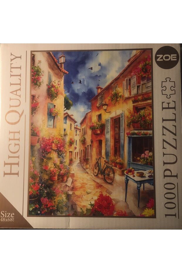 High Quality 1000 Piece Puzzle Street of Flowers