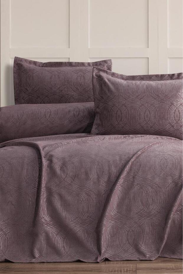 Aren 3 Piece Double Pique Set 240X260 Powder