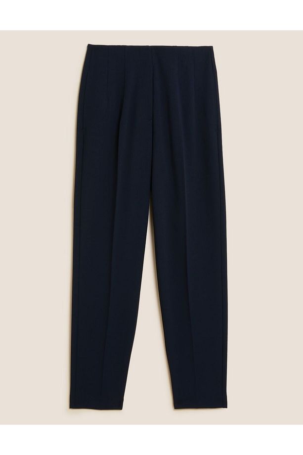 Yüksek Bel Tapered Fit Pantolon - 2