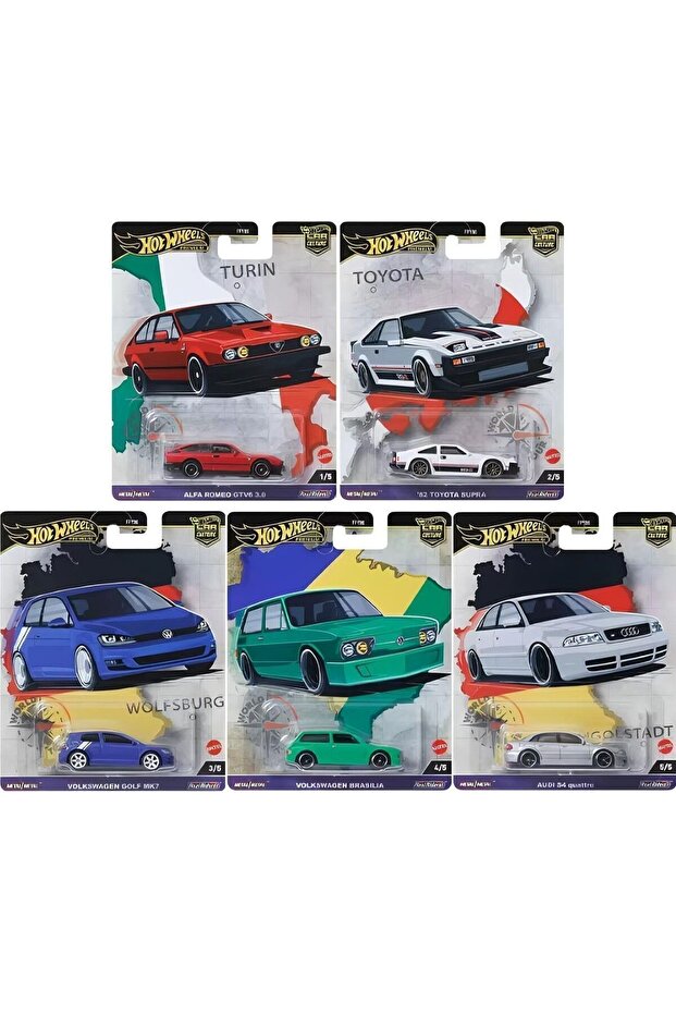 Premium Car Culture World Tour Set of 5