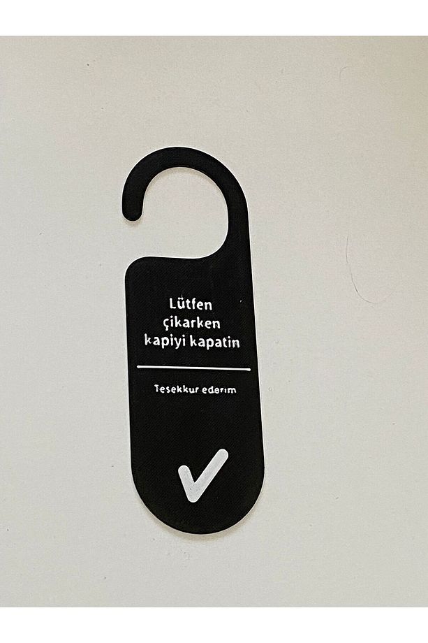 Çıkarken Kapıyı Kapatınız Eğlenceli Kapı Süsü (Özelleştirilebilir) - 2