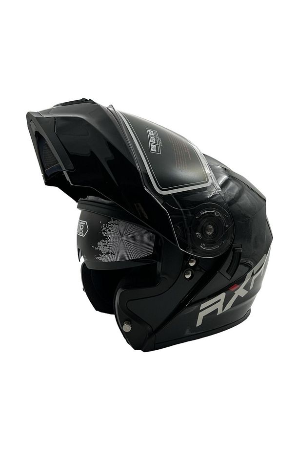 Kask Çene Açılır Parlak Siyah JK-908 - 2