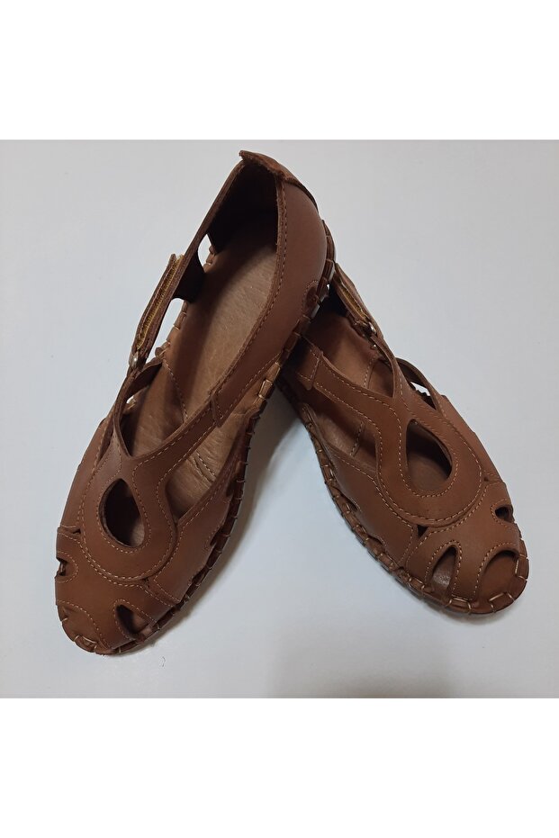 Hakiki Deri Sandalet - 1