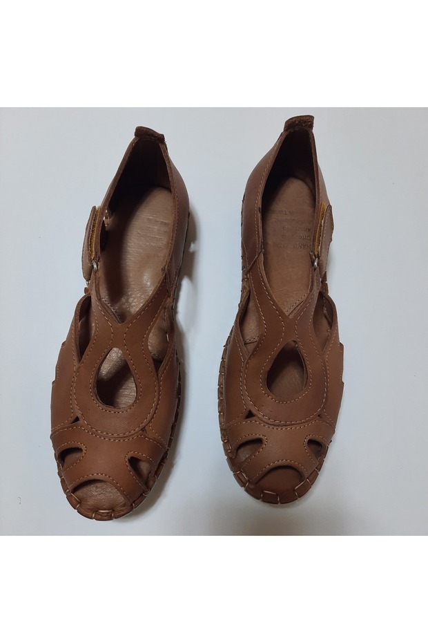 Hakiki Deri Sandalet - 7