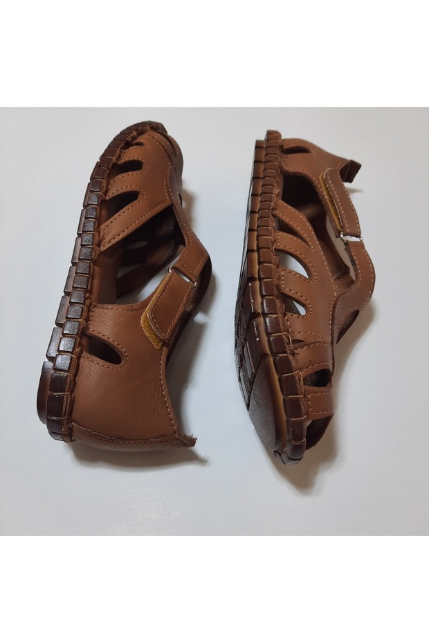 Hakiki Deri Sandalet - 5