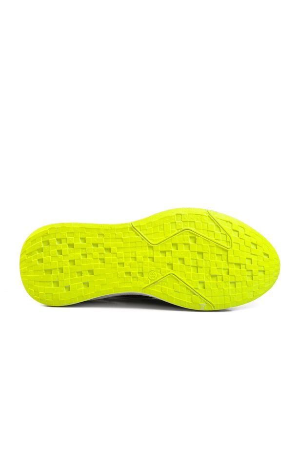 Ravello Siyah-Beyaz-Fosfor Sarı Fileli Unisex Spor Ayakkabı - 5