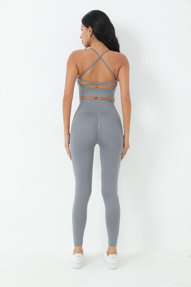 Lightblack Push Up Tayt Ve Crop (SPOR TAKIM) - 3