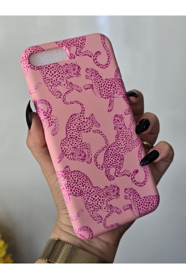 iPhone 7 Plus / 8 Plus Compatible Patterned Pink Launch Case - 3