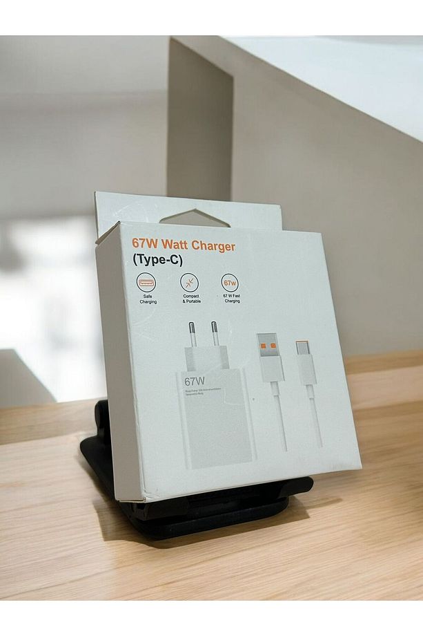 67W WATT ŞARJ ALETİ (TYP-C) FAST / HIZLI ŞARJ ALETİ ADAPTÖR VE KABLO SETİ - 2