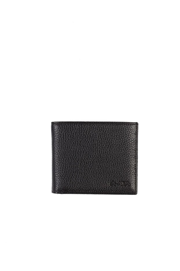 Black Leather Men's Wallet 619 -2