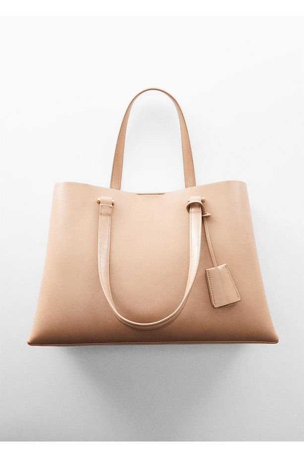 Çift hazneli shopper çanta - 4