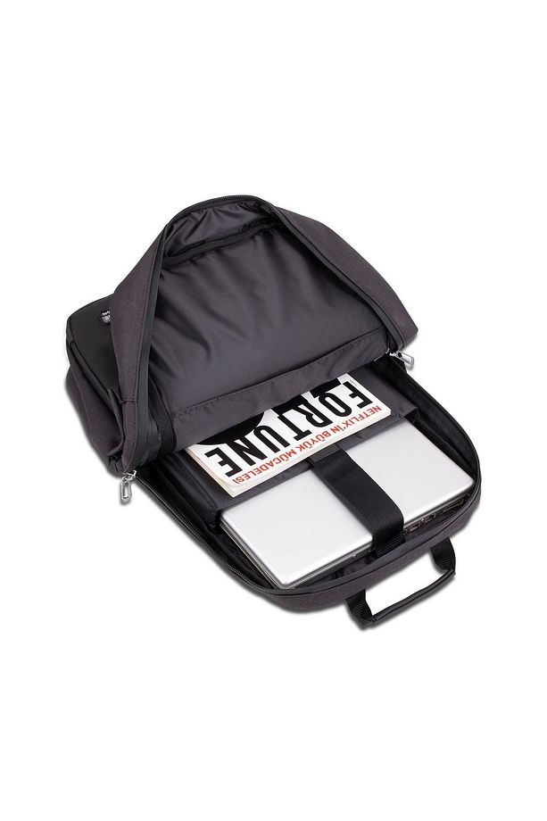 BP-TX304 Combo Serisi 15,6'' Su Geçirmez Kumaş ve Fermuar Notebook, Laptop Sırt Çantası -Antrasit - 7