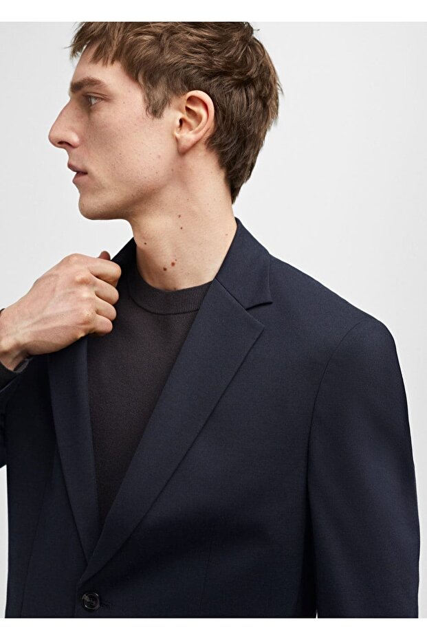 Slim Fit Blazer Ceket - 6