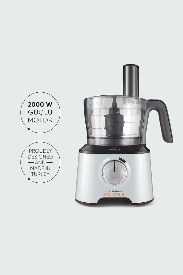 Mastermaid Power Multifunctional 10 In 1 Pearl White Mutfak Robotu, Blender Seti 2000w - 2