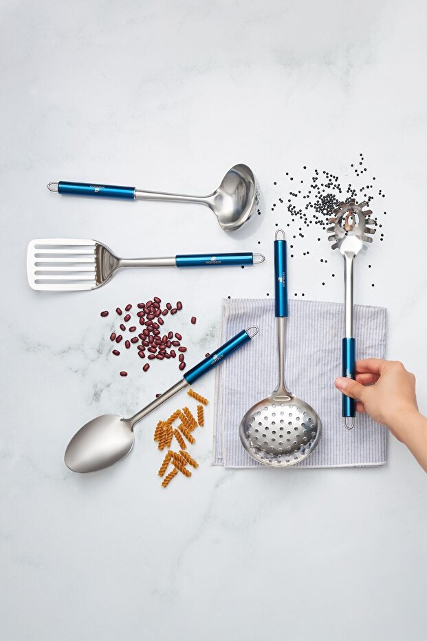 Master Blue 5 Parça Servis Seti - 2