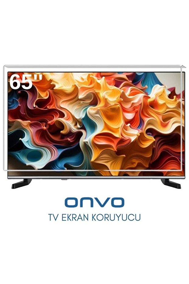 تلفزيون Onvo الذكي عالي الدقة مقاس 65 بوصة - Android Webos، شاشة 165، لوحة غير قابلة للكسر - 1