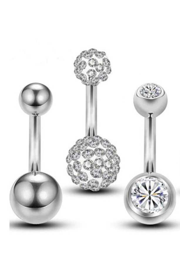 3'ü Göbek Piercing Set - 1