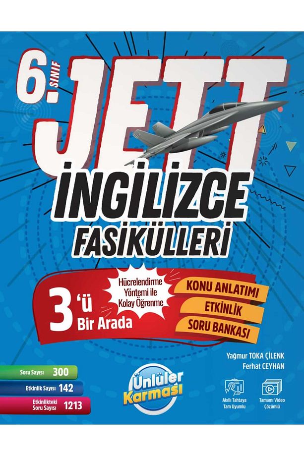 Ünlüler Karması 6.Sınıf Jett İngilizce Fasikülleri - 1