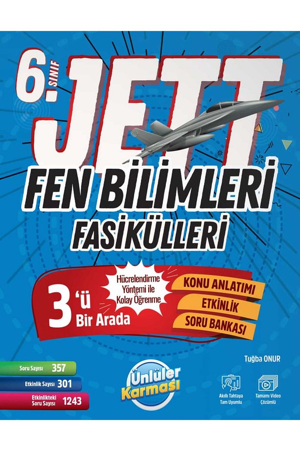 Ünlüler Karması 6. Sınıf Jett Fen Bilimleri Fasikülleri - 1