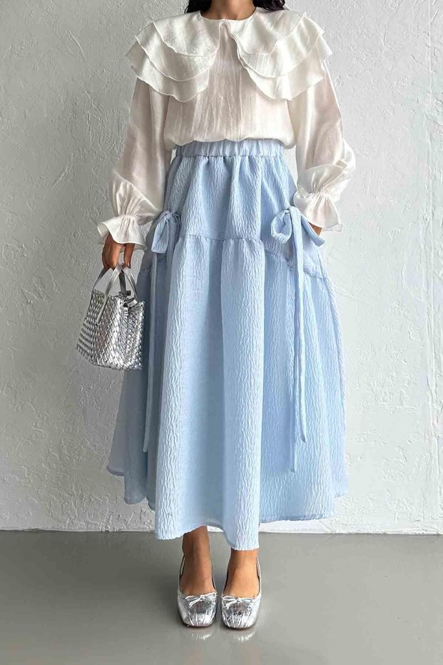Bella Blue Bow Skirt