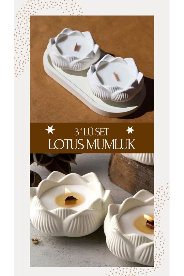 Lotus mumluk set - 1