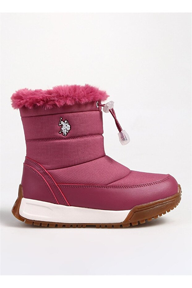 U.s. polo assn. girls' rainy jr 4pr boot pink 101884824