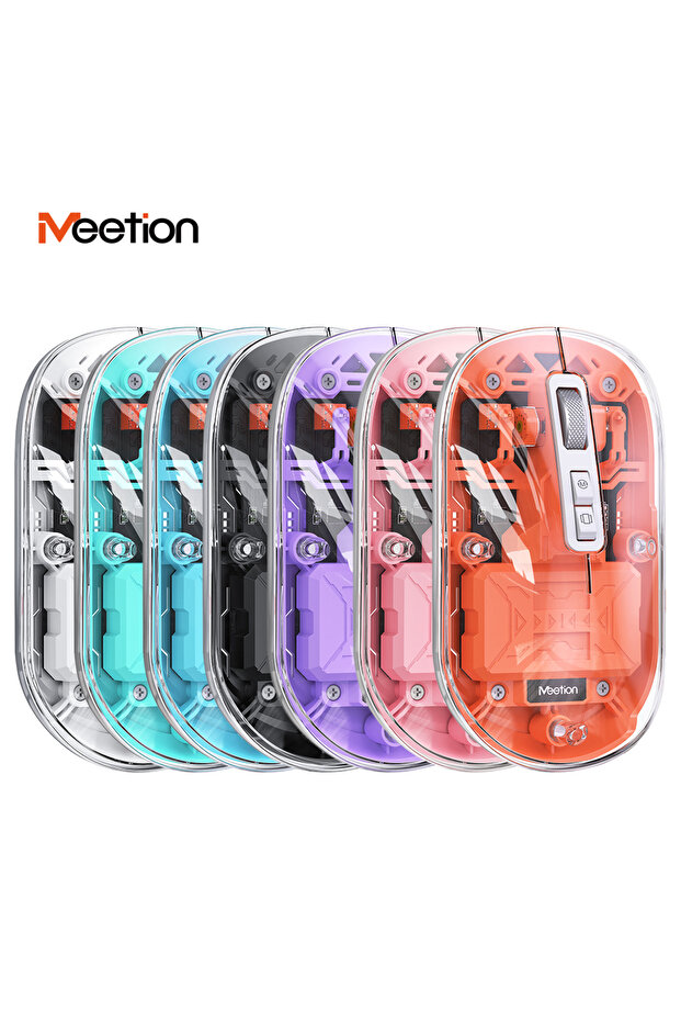 | BTM005 | Saydam Ofis Mouse | 2.4G Kablosuz + Çift Bluetooth | Sessiz Tıklama | 2400 DPI (Pembe) - 8