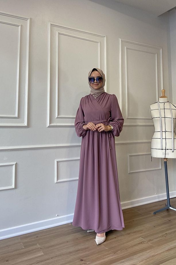 Hürrem Elbise Ferace Gül Kurusu - 4
