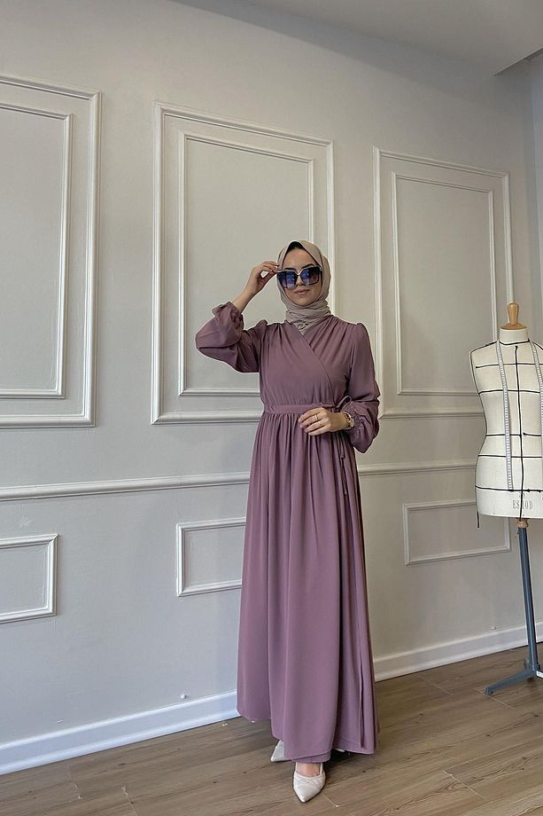Hürrem Elbise Ferace Gül Kurusu - 6