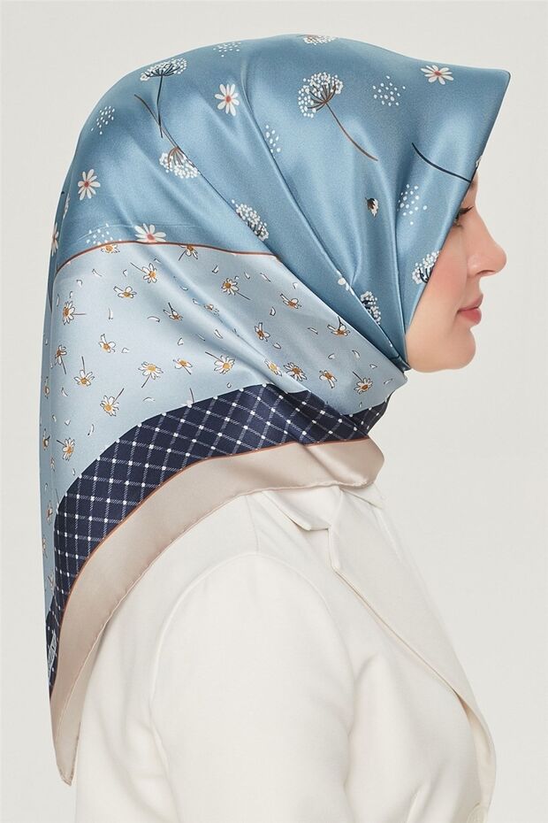 Nostalji Twill Ipek Eşarp 8517d02 32 - 3