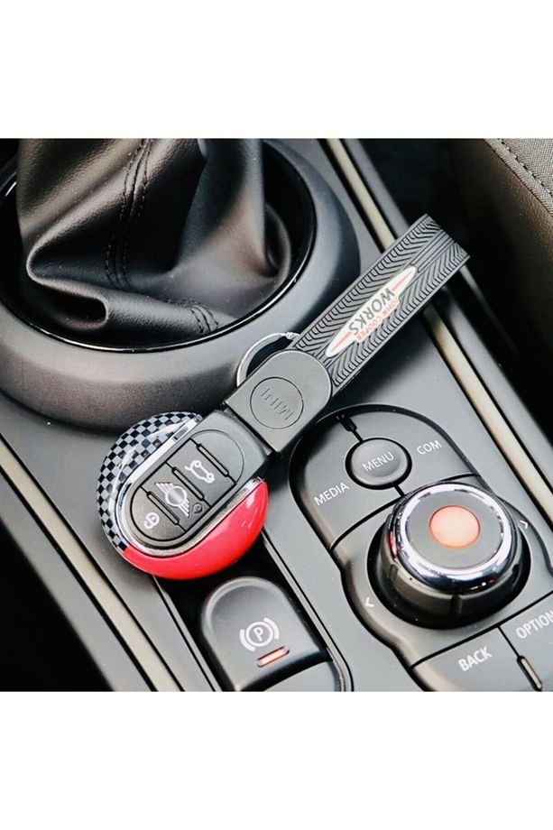 Mini John Cooper Works F54 F55 F56 F60 Anahtar Kumanda Kabı Anahtarlık 2 Li Set - 3