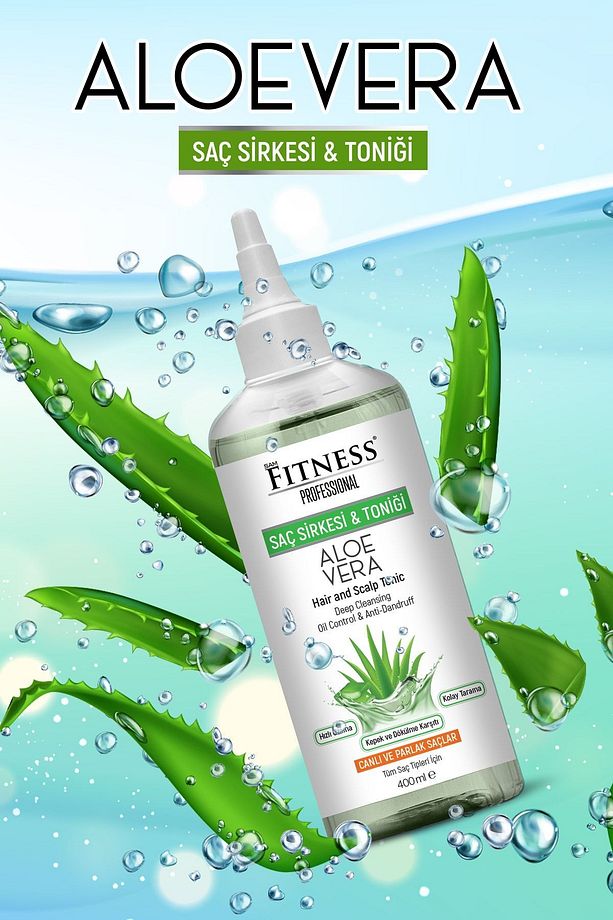 Aloe Vera Özlü Saç Sirkesi & Saç Toniği 400 Ml - Kepek Ve Dökülme Karşıtı - Hızlı Uzama Etkili - 2