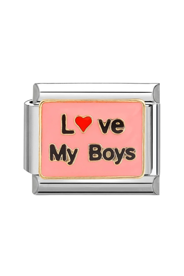 Steel Italian Charm Bracelet Charm