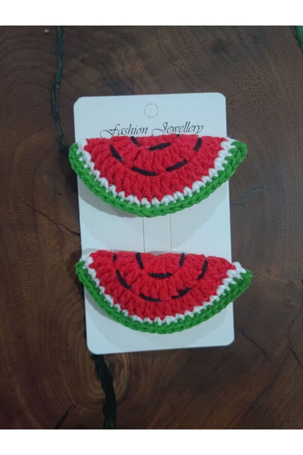 محبوك البطيخ - مشبك سريع 2 حزمة - 1