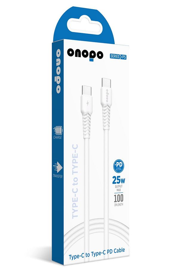 Android Xiaomi Ve Samsung Uyumlu Kablo Type-c To Type-c Pd 25w Hızlı Şarj Ve Data Kablosu 1m - P5 - 4