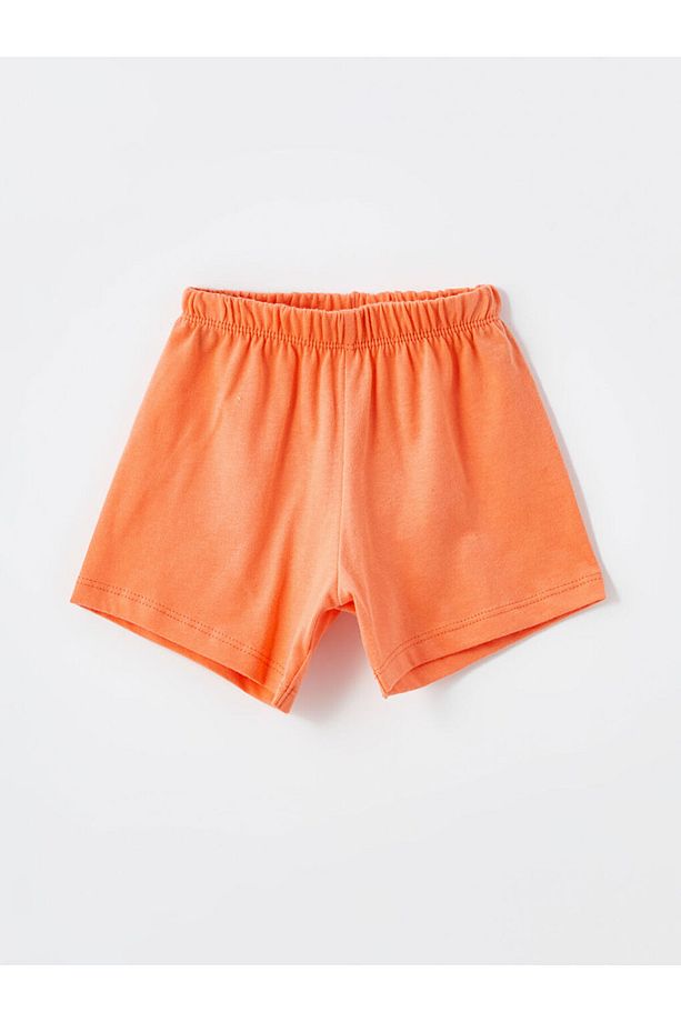 Bisiklet Yaka Baskılı Erkek Bebek Şortlu Pijama Takımı 3'lü - 6