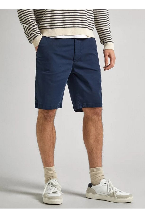 Regular Fit Lacivert Erkek Şort PM801092 594 REGULAR CHINO SHORT - 2