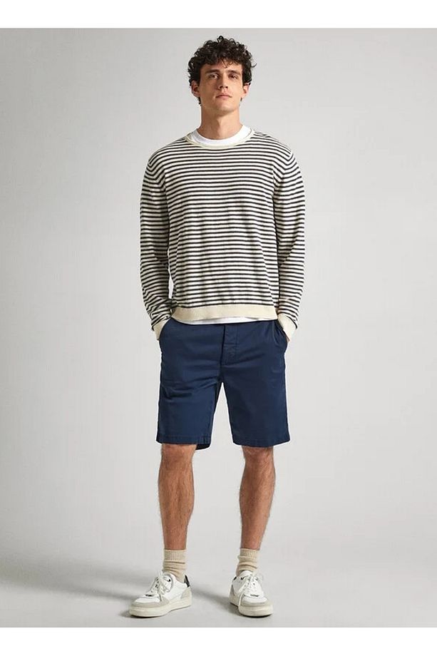 Regular Fit Lacivert Erkek Şort PM801092 594 REGULAR CHINO SHORT - 1