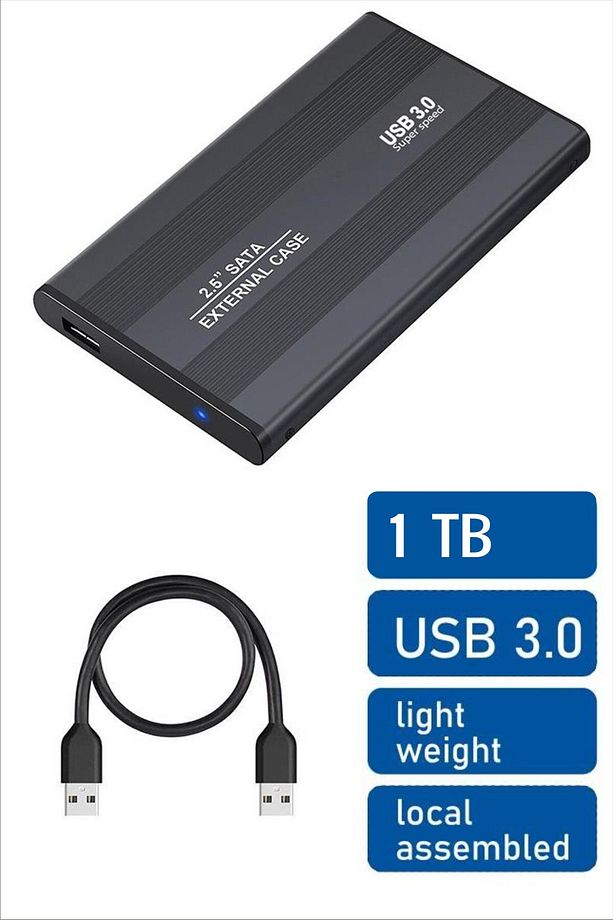 1 TB 2.5"  USB 3.0 Taşınabilir Disk - 2